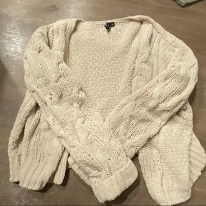 Chunky knit cardigan